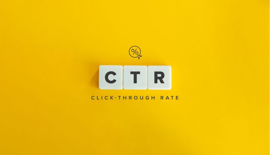 CTR means: if you get clicks, you get clicks